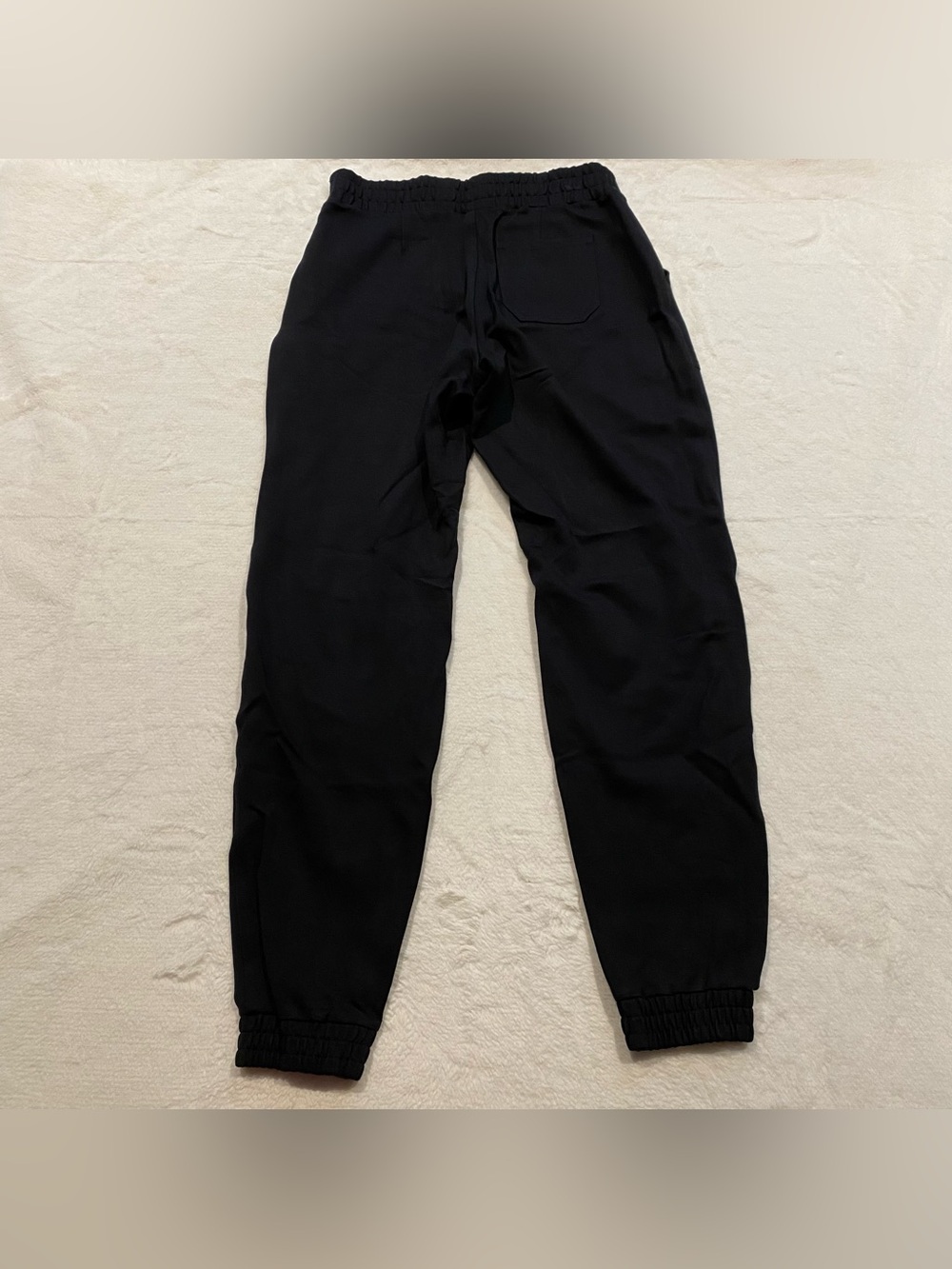 (M) Spanx Perfect Pant Joggers Black Medium Ponte Business Casual Pull-on - Picture 12 of 15